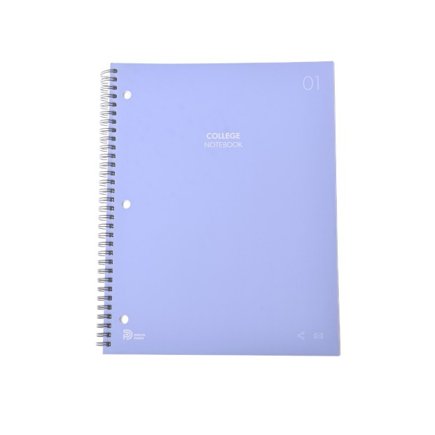 Obrázek Linkovaný kroužkový blok Neo N College - fialová