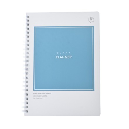 Obrázek Týdenní nedatovaný diář Blank Planner